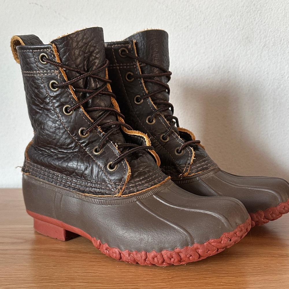 L.L. Bean Bison Leather Duck Boots
